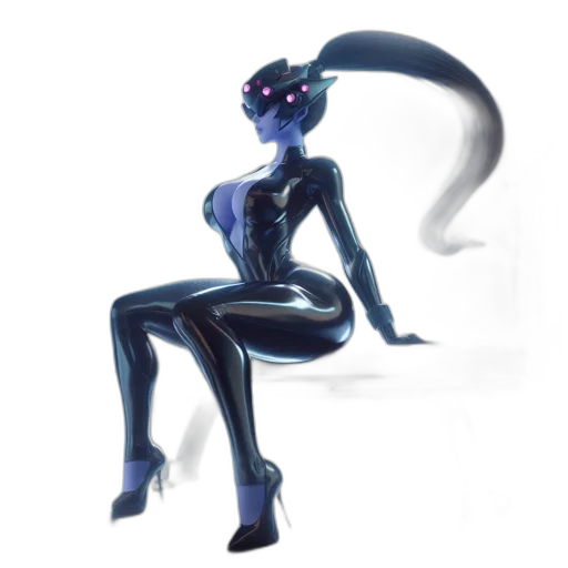 robot, creature, mask, staff transparent PNG cut-out
