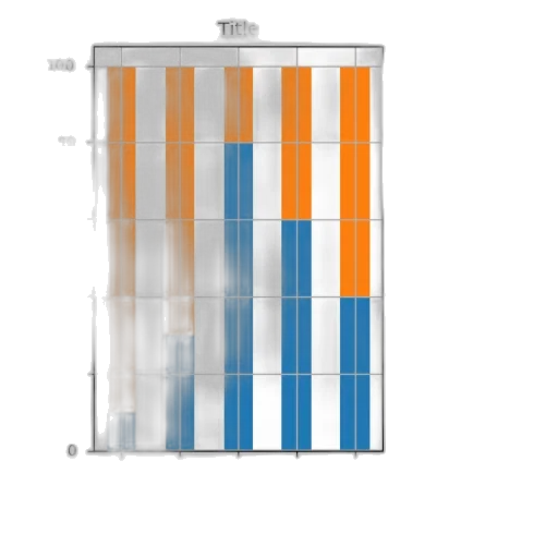 bar, chart, five, bars transparent PNG cut-out