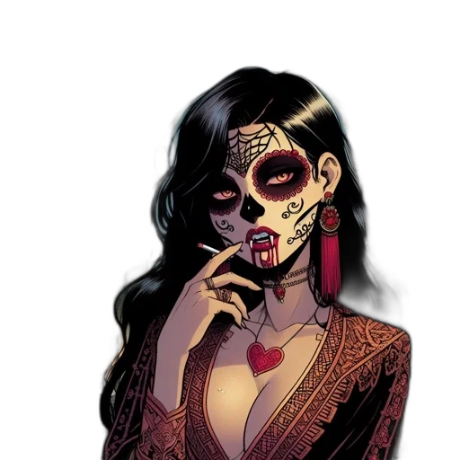 mask, jewelry, comic book art, concept art transparent PNG cut-out