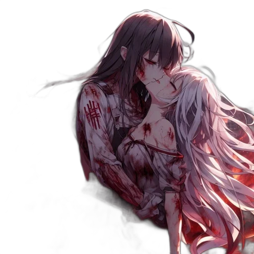 anime, watercolor, concept art, fantasy art transparent PNG cut-out