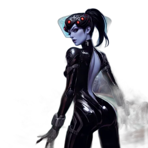 robot, concept art, comic book art, fantasy art transparent PNG cut-out