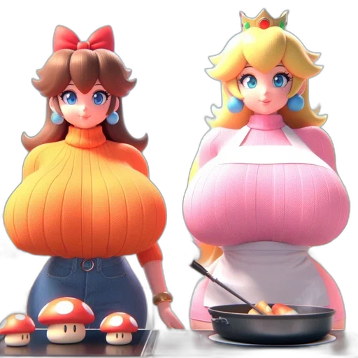 food, dress, 3d render, concept art transparent PNG cut-out
