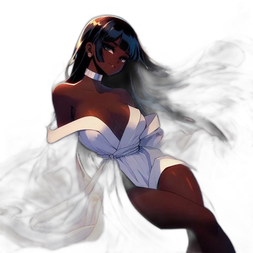 dress, concept art, fantasy art, watercolor transparent PNG cut-out