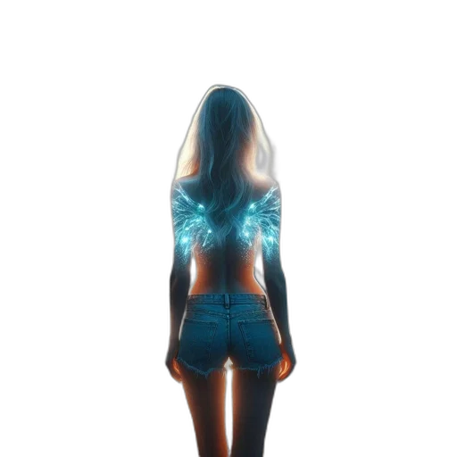 dress, jacket, robot, creature transparent PNG cut-out
