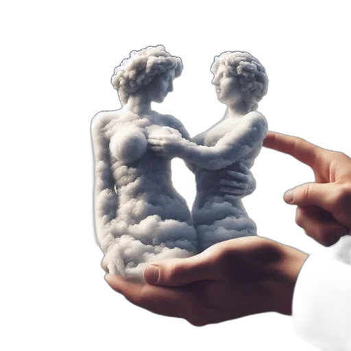 3d render, photorealistic, unusual, scene transparent PNG cut-out
