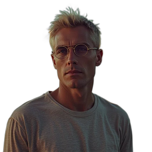 face, jacket, staff, hair transparent PNG cut-out