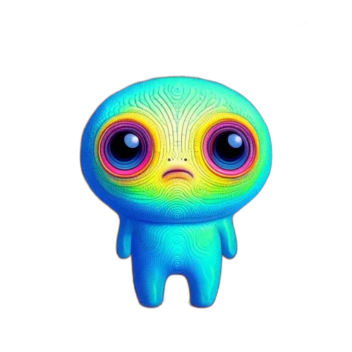 creature, robot, animal, face transparent PNG cut-out