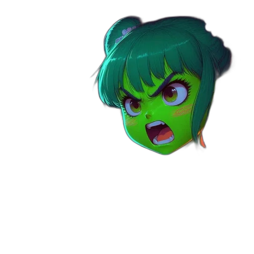 face, mask, creature, staff transparent PNG cut-out