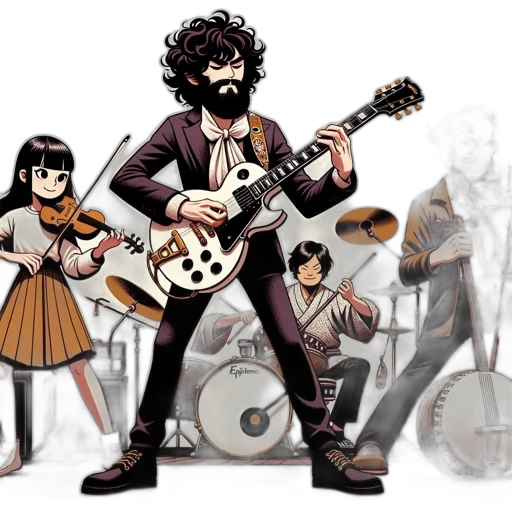 cartoon, concept art, comic book art, fantasy art transparent PNG cut-out