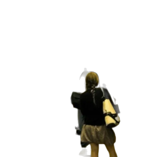 jacket, staff, robot, weapon transparent PNG cut-out