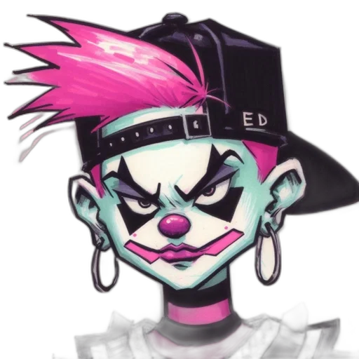 face, hat, mask, cartoon transparent PNG cut-out
