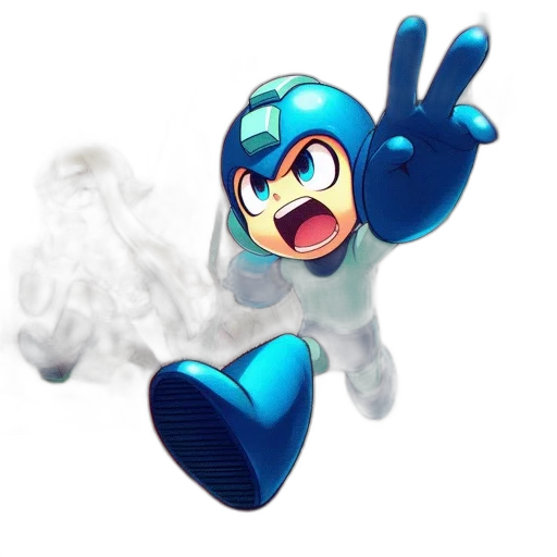 robot, mask, weapon, 3d render transparent PNG cut-out
