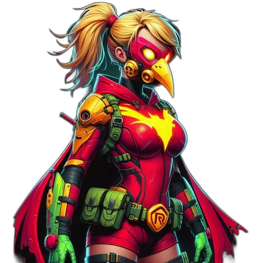 comic book art, concept art, pixel art, fantasy art transparent PNG cut-out