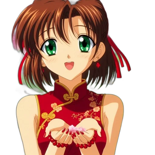 dress, anime, pixel art, cartoon transparent PNG cut-out