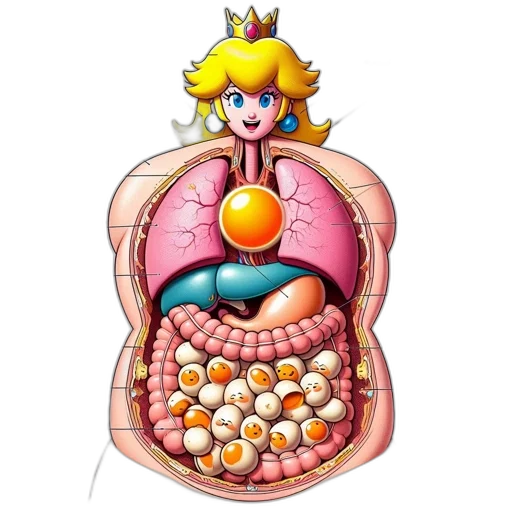 crown, jewelry, food, pixel art transparent PNG cut-out