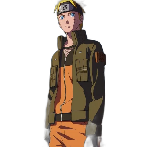jacket, staff, weapon, hat transparent PNG cut-out