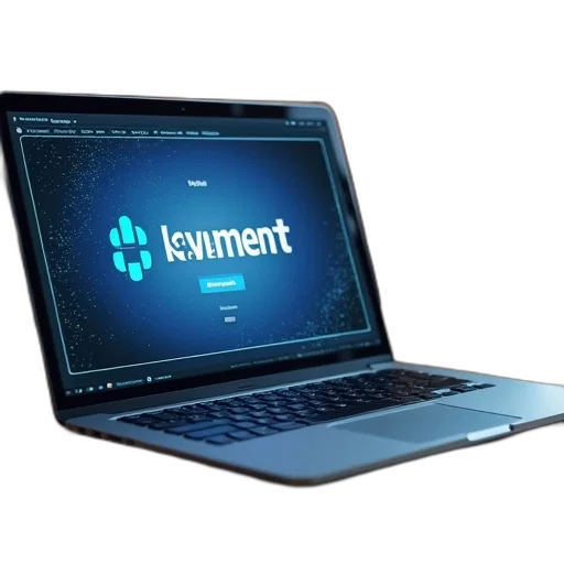 3d render, concept art, laptop, computer transparent PNG cut-out