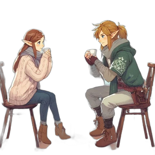 concept art, watercolor, fantasy art, pixel art transparent PNG cut-out