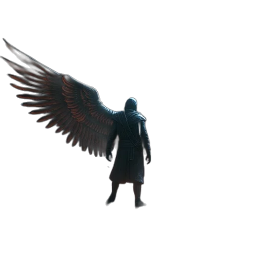 jacket, staff, concept art, 3d render transparent PNG cut-out