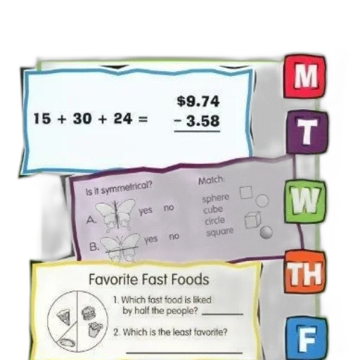food, math, practice, worksheet transparent PNG cut-out