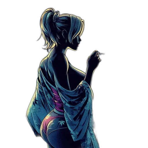 dress, jacket, concept art, watercolor transparent PNG cut-out