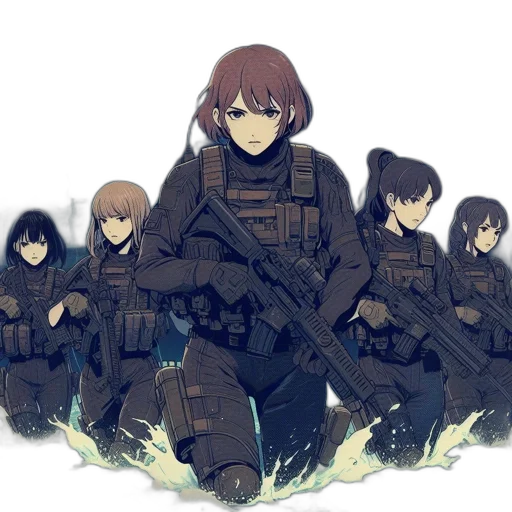 weapon, jacket, concept art, cyberpunk transparent PNG cut-out