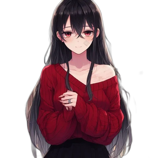 dress, jacket, face, staff transparent PNG cut-out