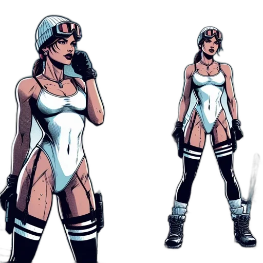 concept art, comic book art, cyberpunk, anime transparent PNG cut-out