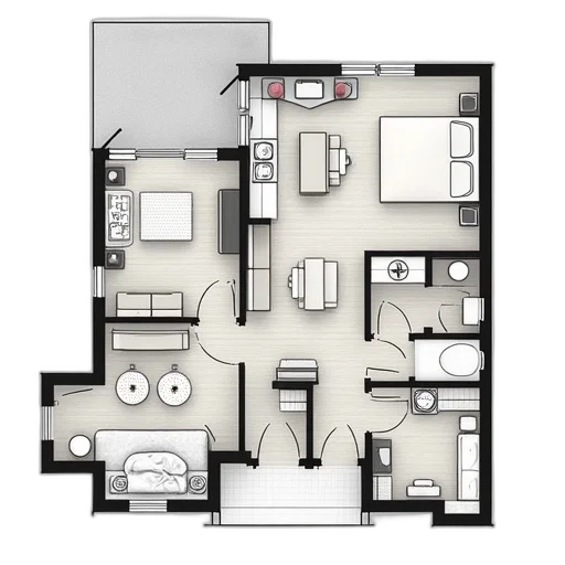 3d render, concept art, photorealistic, monochrome transparent PNG cut-out