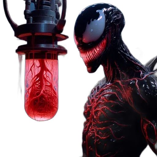 bottle, creature, mask, concept art transparent PNG cut-out