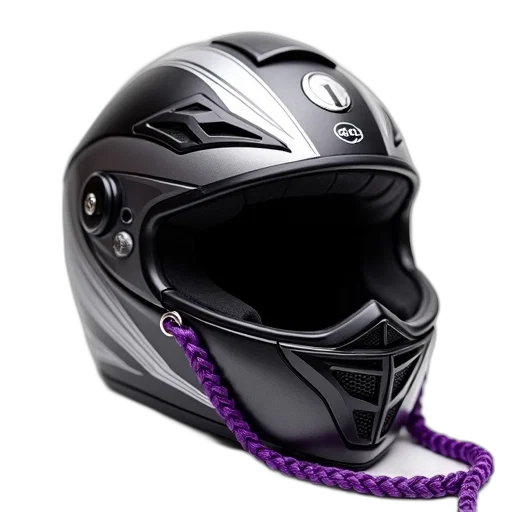 mask, cyberpunk, close-up, motorcycle transparent PNG cut-out