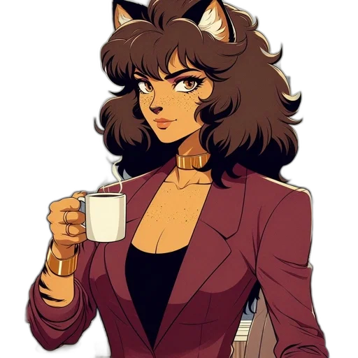 staff, jacket, pixel art, anime transparent PNG cut-out