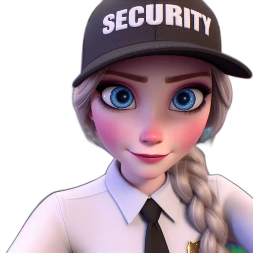 staff, hat, 3d render, cartoon transparent PNG cut-out