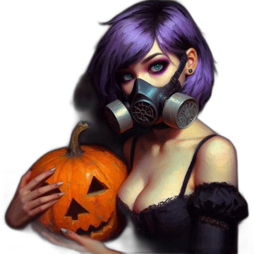 mask, fantasy art, concept art, pixel art transparent PNG cut-out