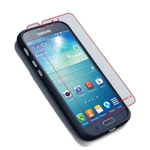 samsung, silicon, gel, case transparent PNG cut-out