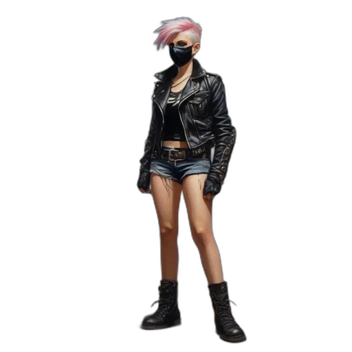 jacket, mask, creature, hat transparent PNG cut-out