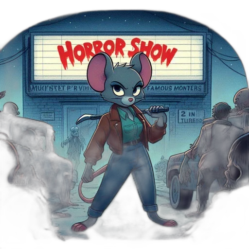 concept art, comic book art, cartoon, night transparent PNG cut-out