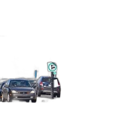 car, concept art, busy, street transparent PNG cut-out