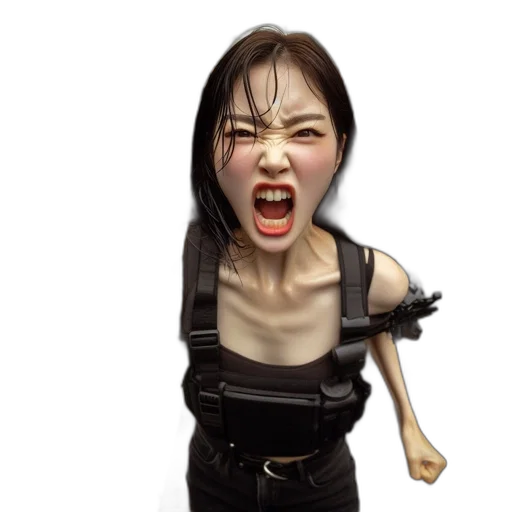 face, mask, 3d render, photorealistic transparent PNG cut-out