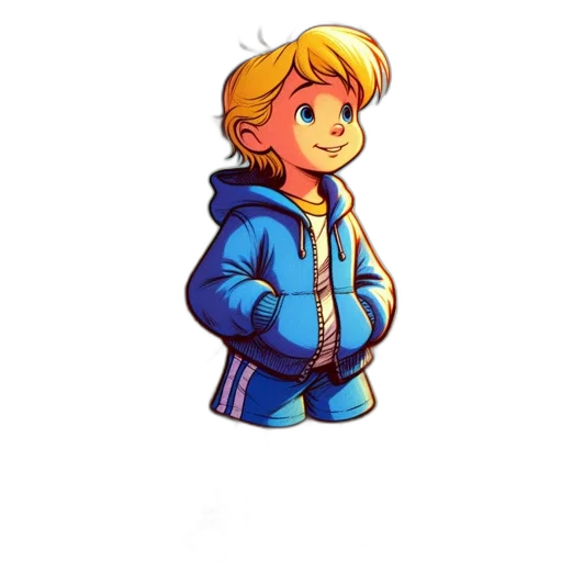 jacket, face, staff, pixel art transparent PNG cut-out