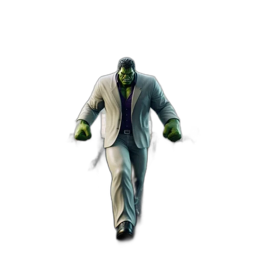jacket, creature, staff, mask transparent PNG cut-out