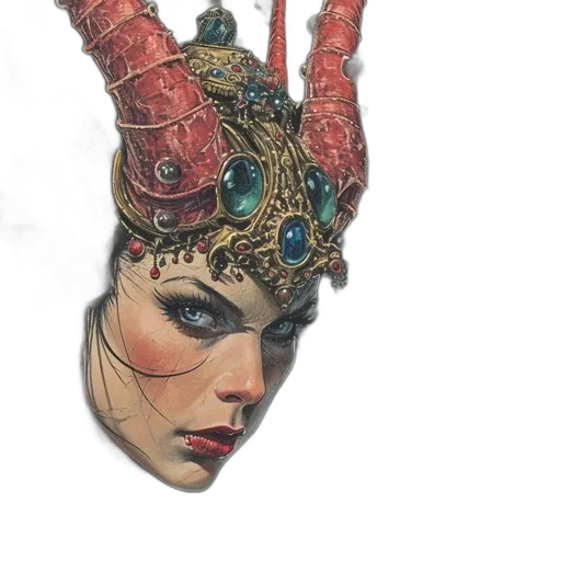 mask, crown, hat, jewelry transparent PNG cut-out