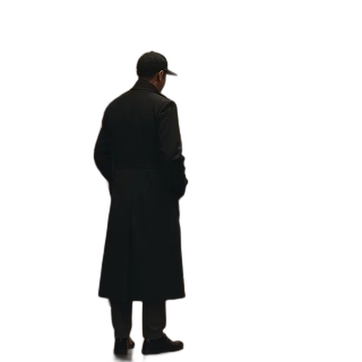hat, jacket, staff, umbrella transparent PNG cut-out
