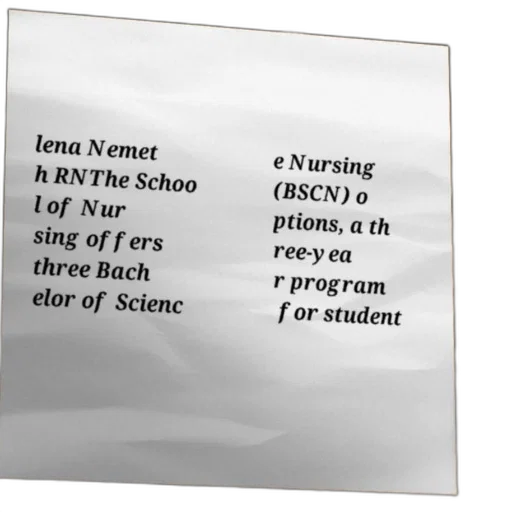 school, nursing, offers, three transparent PNG cut-out