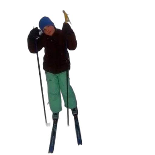 staff, umbrella, 3d render, snow transparent PNG cut-out