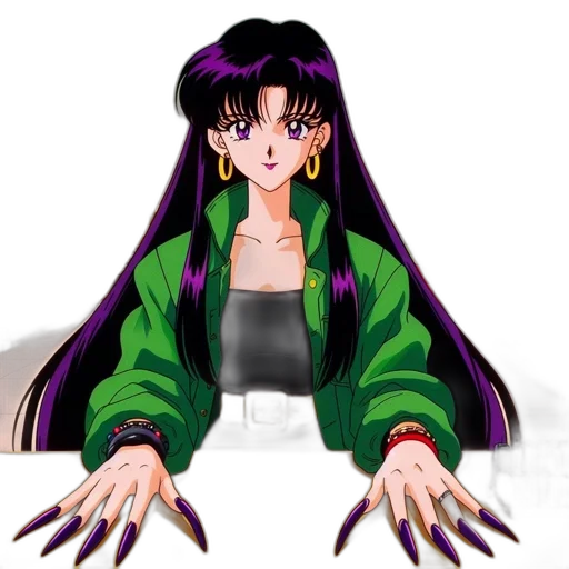 jacket, jewelry, vaporwave, anime transparent PNG cut-out