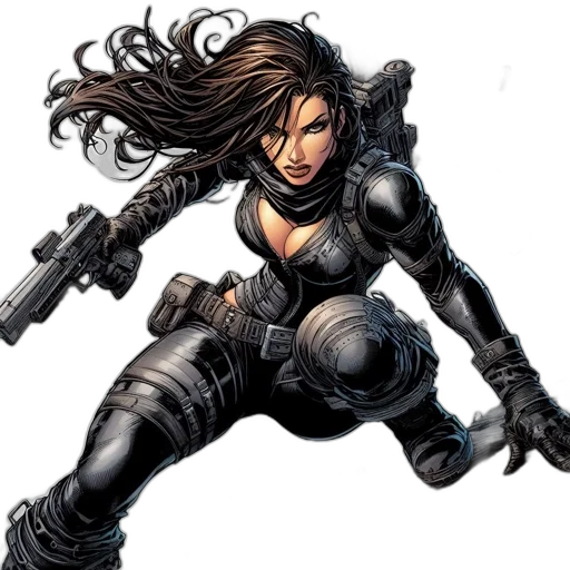 comic book art, concept art, fantasy art, cartoon transparent PNG cut-out