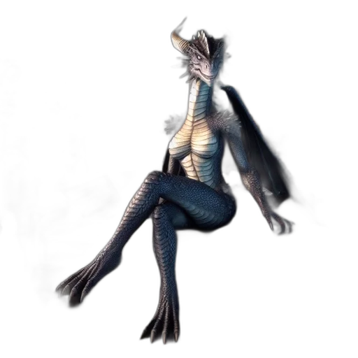 creature, staff, dragon, animal transparent PNG cut-out