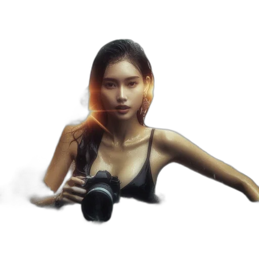 weapon, staff, face, robot transparent PNG cut-out