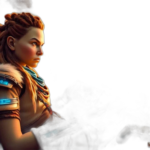 fantasy art, concept art, 3d render, photorealistic transparent PNG cut-out